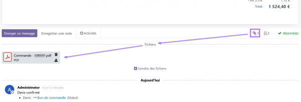 Traitement des commandes clients — Wiki des applications